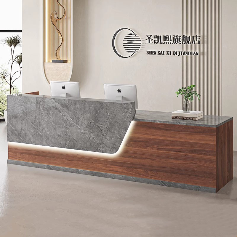 Office Furniture Logo - Banco reception per la casa di
