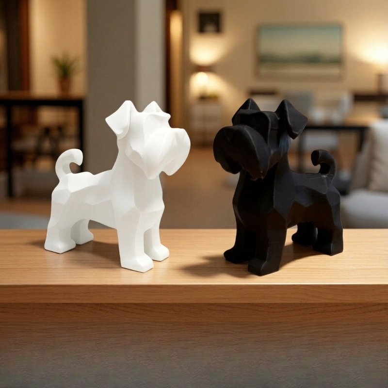 Statuette di Cani Schnauzer in - Office Furniture Hon recensione e prezzo